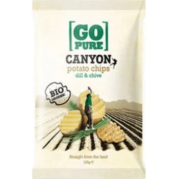 Bezlepkové lupínky s koprem a pažitkou BIO 125 g