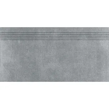 Obklad Rebel - schodovka rektifikovaná 29,8x59,8 šedá, tl. 10 mm DCPSE742