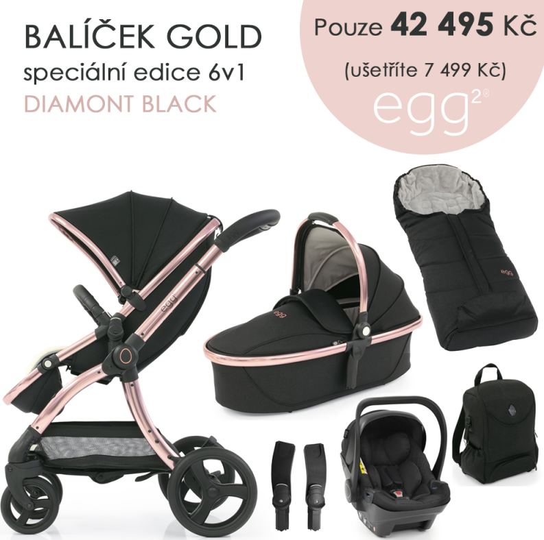 Egg Egg2 set 6v1 2022 Barva: Diamond Black