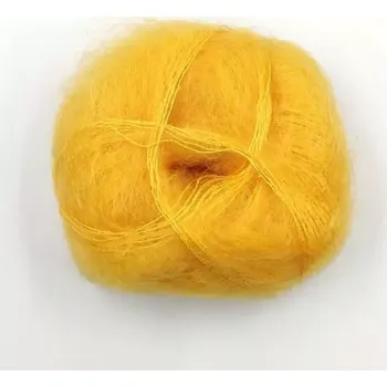 Příze Mohair by Canard Brushed Lace Mango 3039 (Mohérová příze Brushed Lace Mango)
