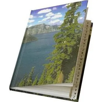 Blok Záznamní kniha A5 96 listů linka (abecední rejstřík)