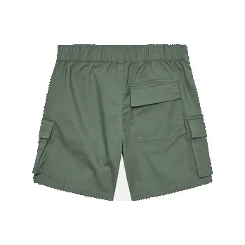 Dámské kraťasy United Colors Of Benetton Šortky z materiálu 4L2VC9031 Zelená Relaxed Fit 140