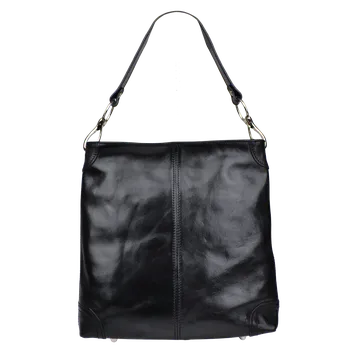 Kabelka NovaKabelka.cz Kožená italská kabelka Ginevra Nera