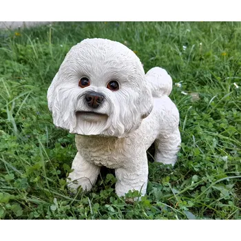 Zahradní dekorace Prodex Import Dekorace pes Bišonek