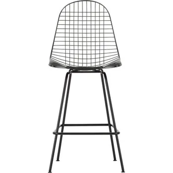 Barová židle Vitra Barová židle Eames Wire Low, basic dark