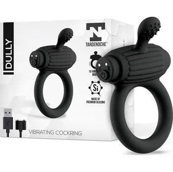 Tardenoche Dully Vibrating Cockring with Remote Control Black