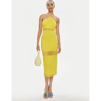 Dámské šaty Patrizia Pepe Letní šaty 2A2729/A268-Y447 Žlutá Slim Fit 40