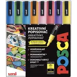 Uni POSCA POSCA akrylový popisovač PC-3M sada třpytivých barev 8 kusů