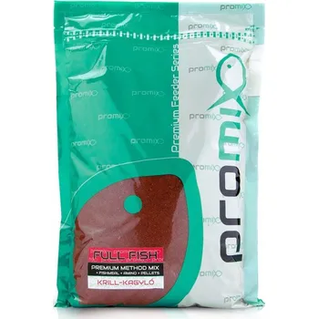 Návnadová surovina Promix vnadící směsi Carp Plus/Base Full Fish Krill-Mussels 800g