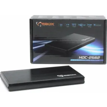 SBOX 2,5" HDD Case HDC-2562 / USB-3.0 Black
