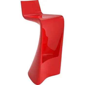 VONDOM Červená plastová barová židle WING 72 cm