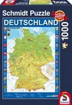 Schmidt Mapa Německa 1000 dílků