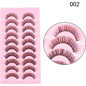 Umělé řasy Husté 3D řasy s magnetickým nasazováním | 10 párů - 002