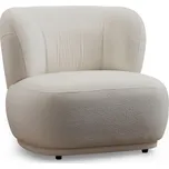 HANAH HOME Křeslo LIVORNO bílé 560ARE1747