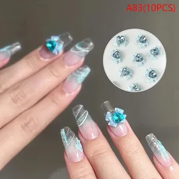 3D mašličky na nehty | Nail art ozdoby s mašličkami - A83