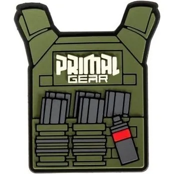 Nášivka 3D nášivka Taktická vesta, Primal Gear