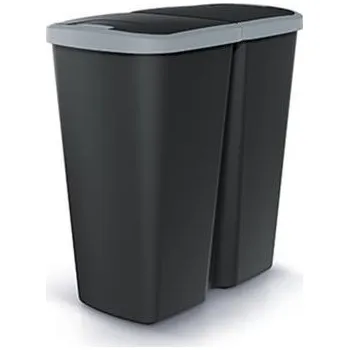 Odpadkový koš odpadkové koše COMPACTA Q DUO NDAB45 černý