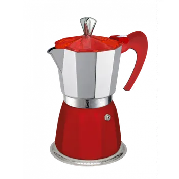 Moka konvice MOKA KONVIČKA GEMMA INDUCTION na 3 Šálky ČERVENÁ 6