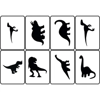 ARTEMISS Sada šablonek - Dinosauří 505 Rozměr: F 8ks - 6,5x9cm