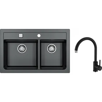 Granitový dřez Alveus SET ALVEUS ATROX 50/91+ BATERIE ROXA 91 SETA22291