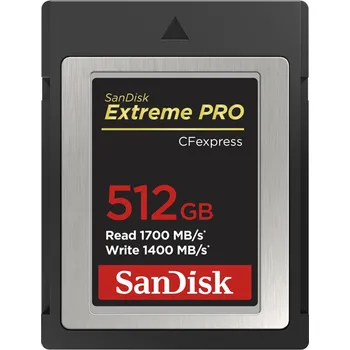 Paměťová karta SanDisk Extreme PRO CF expres 512GB, Type B
