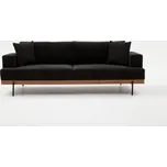 Hanah Home Třímístná pohovka LIVA antracitová 227 cm 825BLC2819