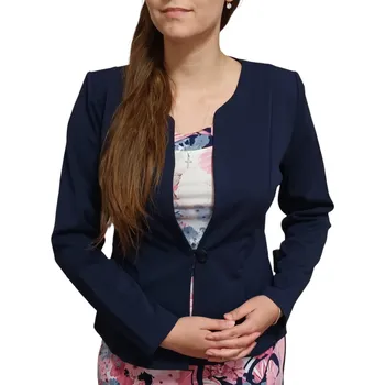 Dámské sako Sako Sabatti tmavě modré na knoflík Velikosti Sabatti: 38