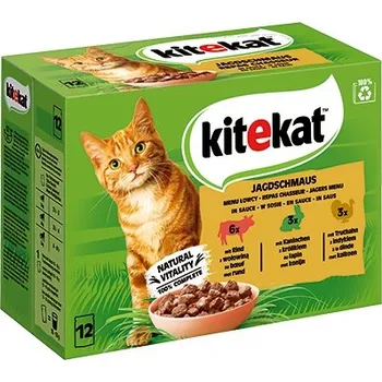 Pro kočku KITEKAT KAPSIČKY/KRMIVO PRO KOČKY JAGDSCHMAUS V OMÁČCE 1020g NĚMECKO!