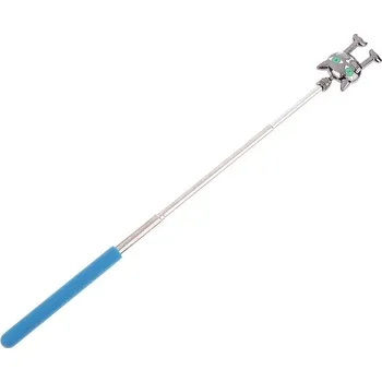 Autoškrabka Teleskopická škrabka na záda s motivem kočky - modrý