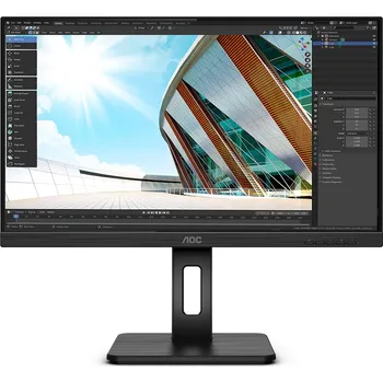 Monitor AOC MT IPS LCD WLED 27" U27P2CA - IPS panel, 3840x2160, 2xHDMI, DP. USB-C, USB, repro, pivot