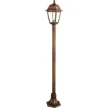 ACA Lighting 4S plastová venkovní stojací lampa rezavá 100cm E27 IP44 PLGP5R