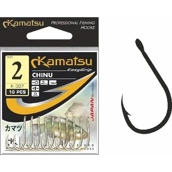 Rybářský háček Kamatsu - Háček Chinu s očkem vel.8