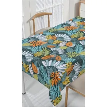 ubrus Ubrus PVC metráž šířka 140 cm kapradiny zeleno-oranžové MIS524