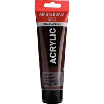 Vodová barva Royal Talens Amsterdam 120 ml, 409 Burnt Umber