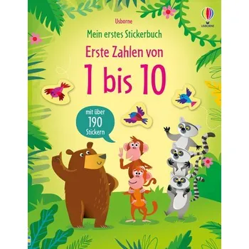První čtění Mein erstes Stickerbuch: Erste Zahlen von 1 bis 10