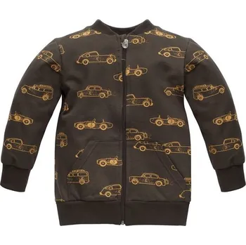 PINOKIO Mikina na zip Old Cars GRAFIT - 110