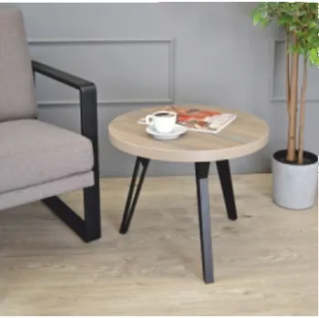 Konferenční stolek Interex design Sada 4 designových nohou pro konferenční stůl OSAKA COFFEE / Černá matná 435 mm