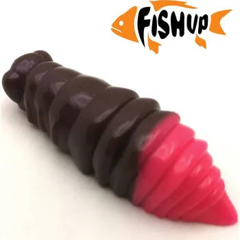 Umělá nástraha Gumová nástraha FishUp Maya 1,6" 4cm Earthworm/Hot Pink SÝR (7ks)