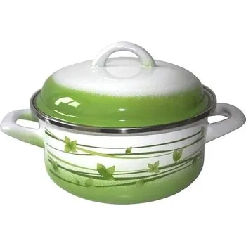 Hrnec Metalac tráva, mělký kastrol Standard s poklicí 14 cm, 1 l