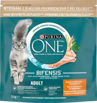 Krmivo pro kočku Purina One Bifensis Adult kuře/celozrnné obiloviny