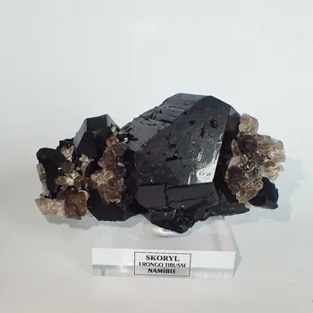 Přírodní kámen Skoryl (turmalín) z Namíbie 48x93mm