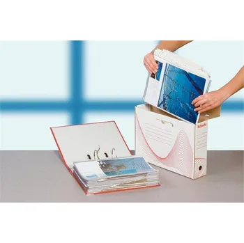 Archivační box ESSELTE Archivační krabice Boxy, bílá, 100 mm, A4, karton, ESSELTE 400391