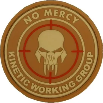 Nášivka 3D nášivka NO MERCY - pouštní, Jackets to go