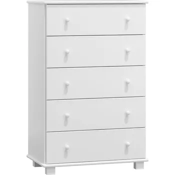 Komoda Max-i Komoda ze dřeva MOEN NORE Zvolte barvu:: barva bílá, Hloubka: 42 cm, Šířka: 80 cm