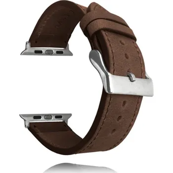 Lavvu Top Grain pro Apple Watch 38-40 mm tmavě hnědý Řemínek na hodinky Lavvu Top Grain pro Apple Watch 38-40 mm tmavě hnědý