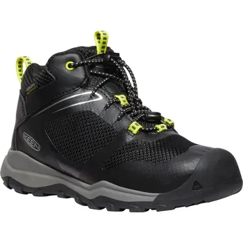 Dívčí obuv Dětské boty Keen Wanduro Mid WP Youth black/silver 19EU