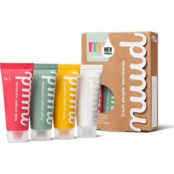 NUUD Sada přírodních krémových deodorantů Family Pack