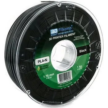 3D tisk PLN černý 1,75 mm 1 kg Filkemp