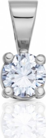 zlatý přívěsek s diamantem 0.21ct E/VVS2 s IGI certifikátem