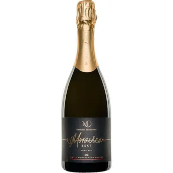 Víno MORAVICA sekt, jakostní šumivé víno bílé, demi-sec, 0,75 l